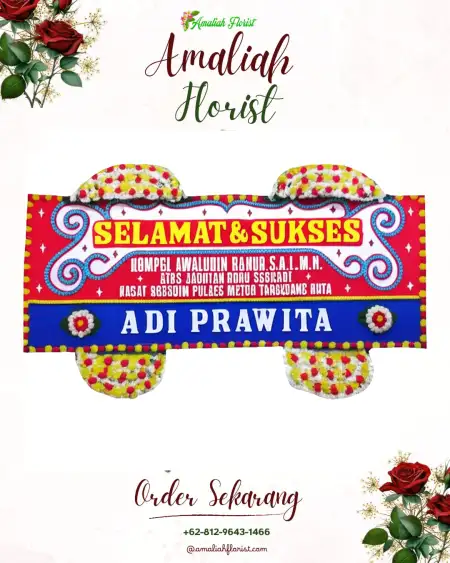Papan Bunga Ucapan Selamat MUNA
